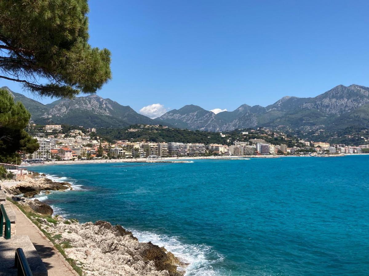 Appartement 4 Pers A 50M De La Plage, Avec Piscine Roquebrune-Cap-Martin Eksteriør bilde